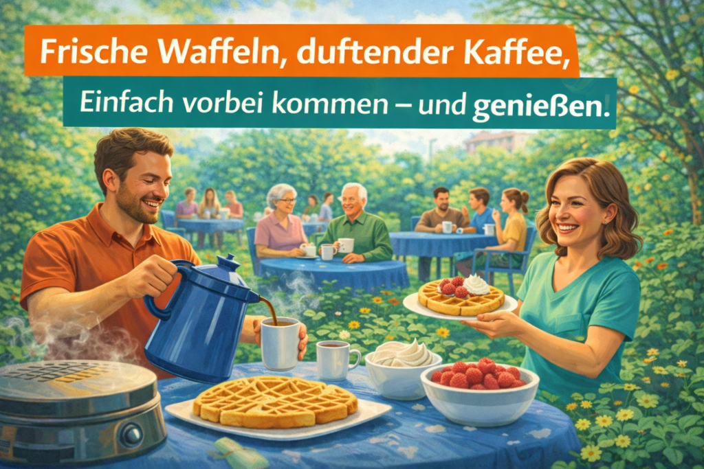 Waffelnachmittag im Stadtteilbüro