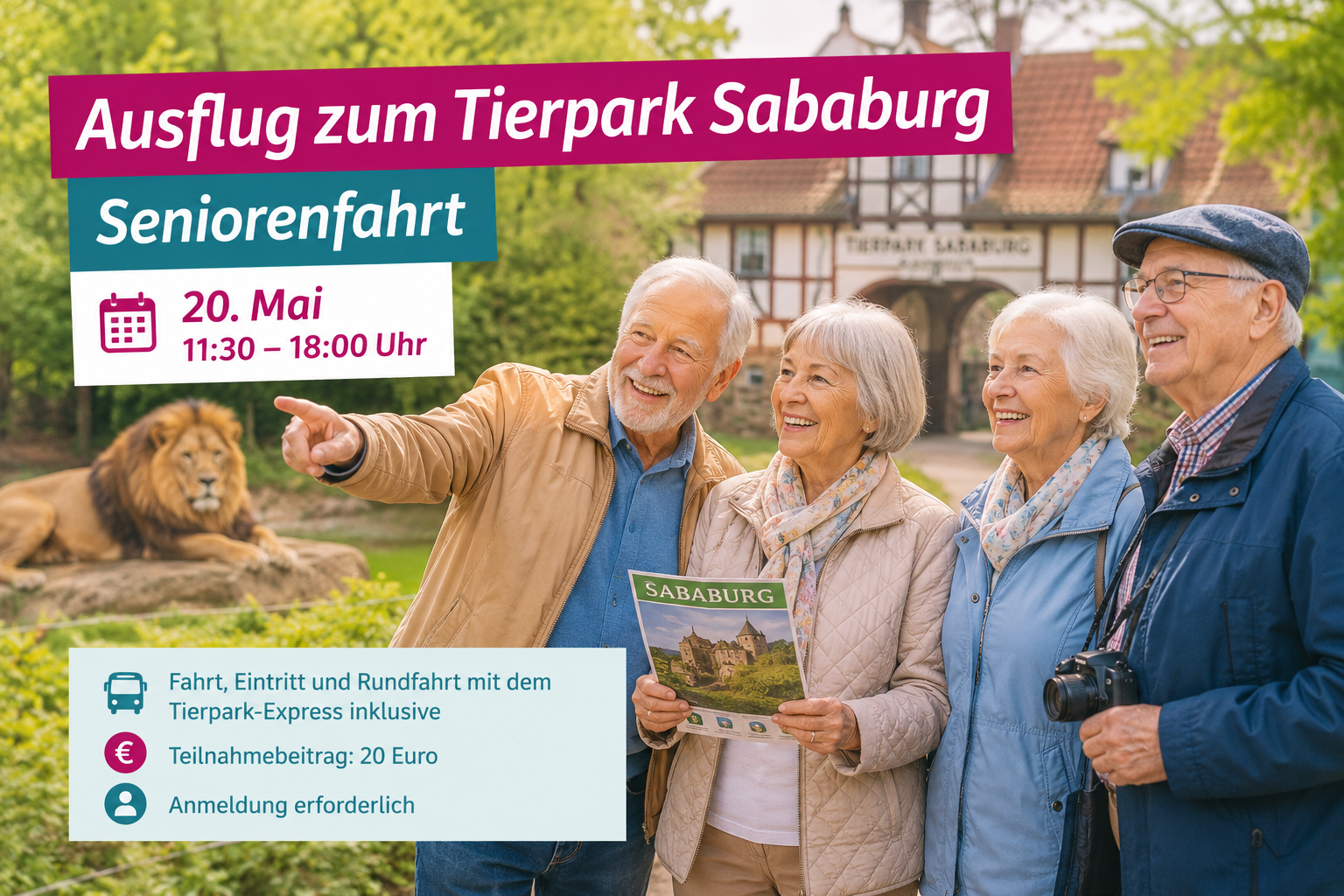 Ausflug zum Tierpark Sababurg (Seniorenfahrt)
