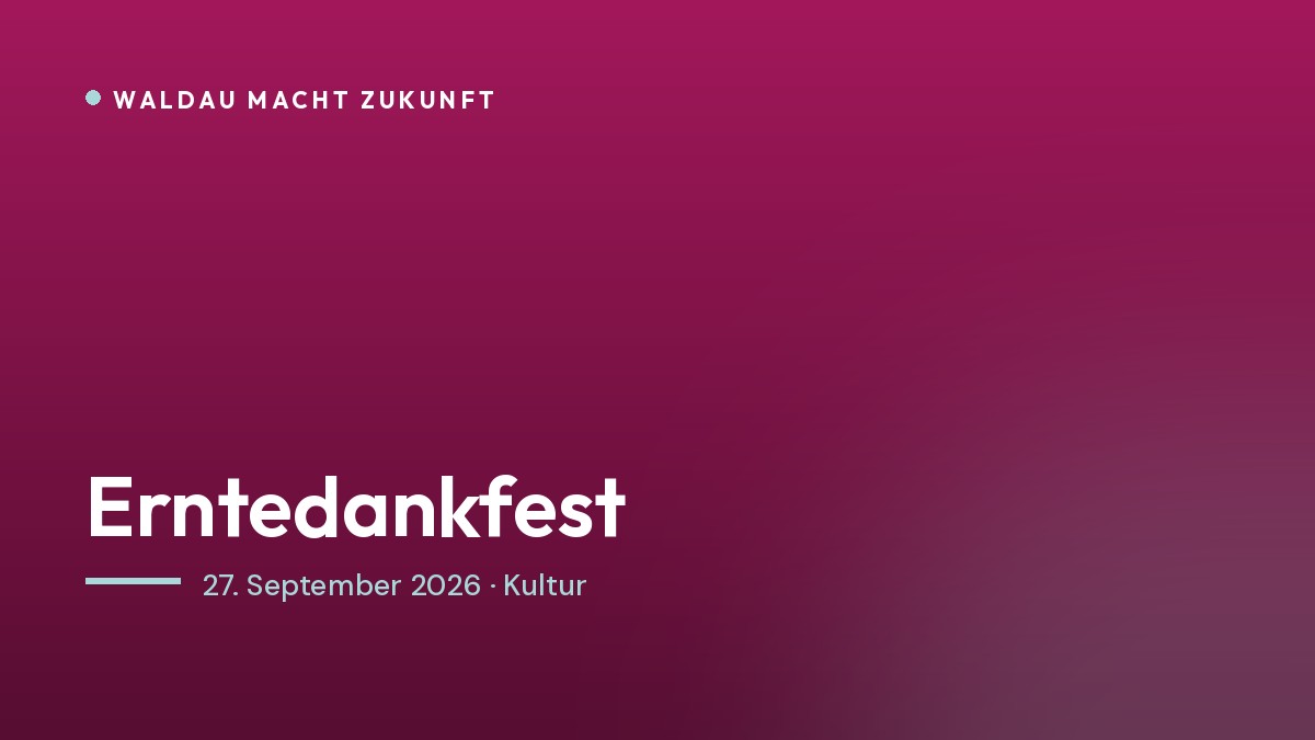 Titelbild: Erntedankfest